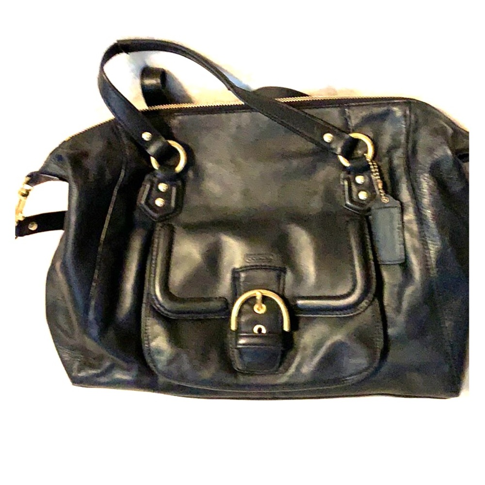 Coach black satchel